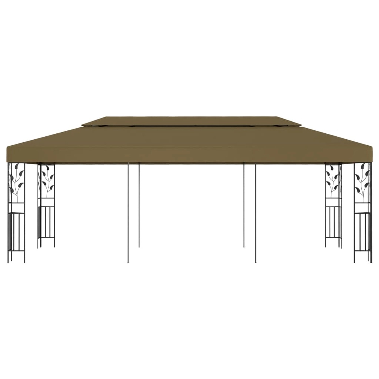 vidaXL Pavillon 6x3 m Taupe 180 g/m2