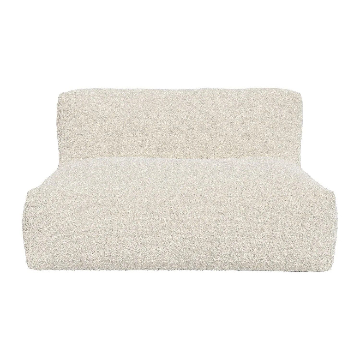 Vente-unique Modulierbares Sofa Noumara Gebrochenes Weiß 135 cm