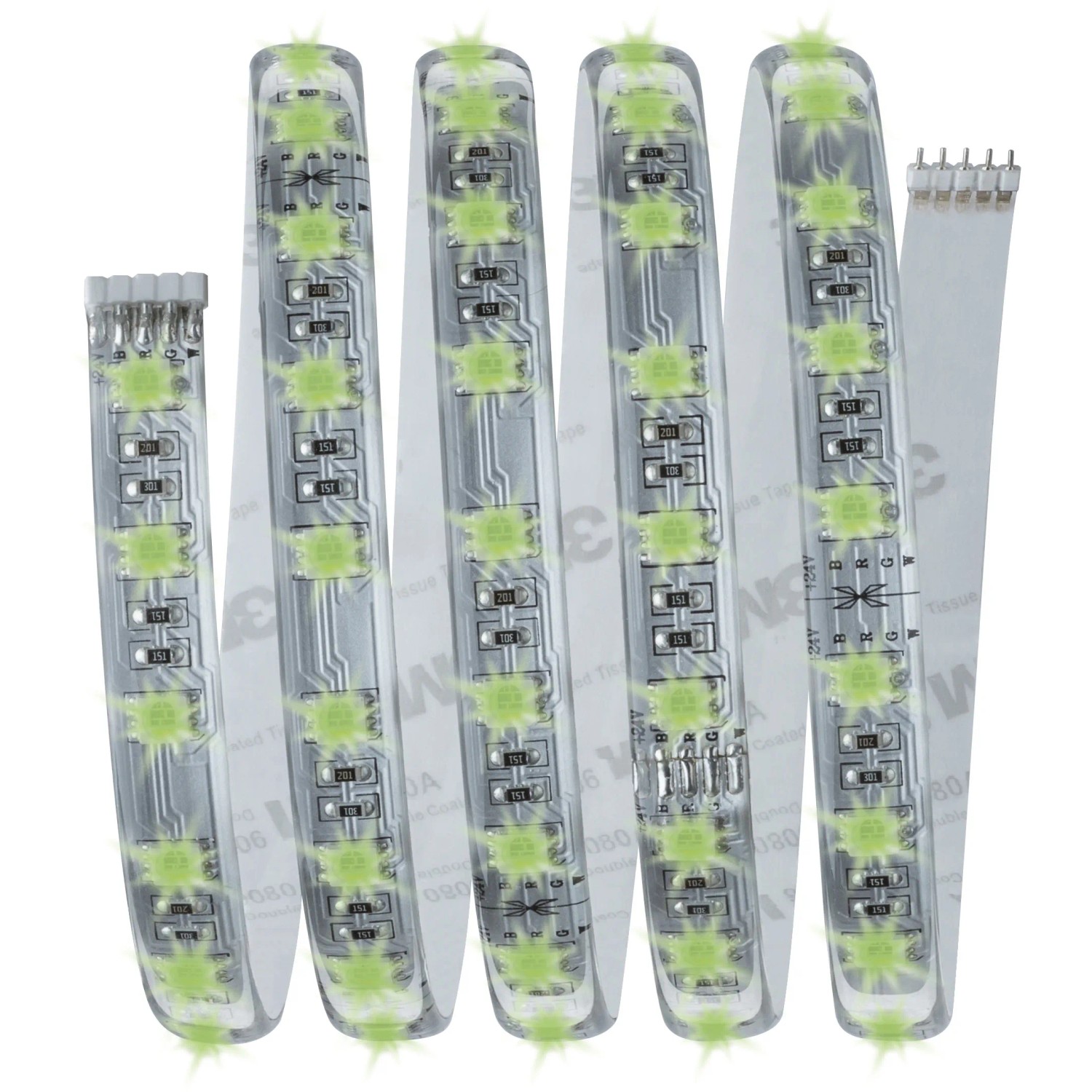 Paulmann MaxLED RGBW Basisset, 1,5m LED-Streifen mit Farbwechsel und warmweißem Licht.