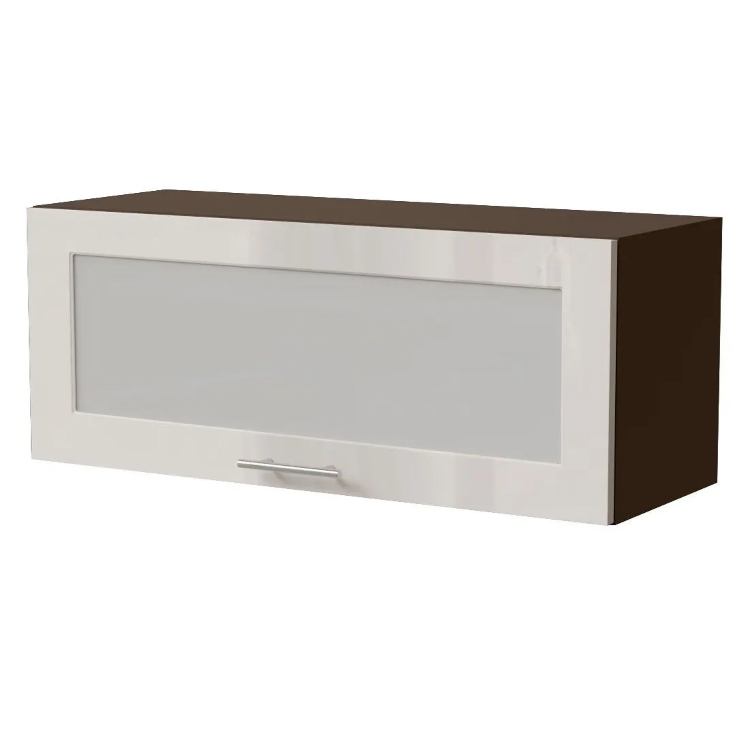 Feldmann-Wohnen Klapphängeschrank Brerra W4BS/90 WKF Lava / RAL 9001 creme Hochglanz 90 / 32,5 / 36cm