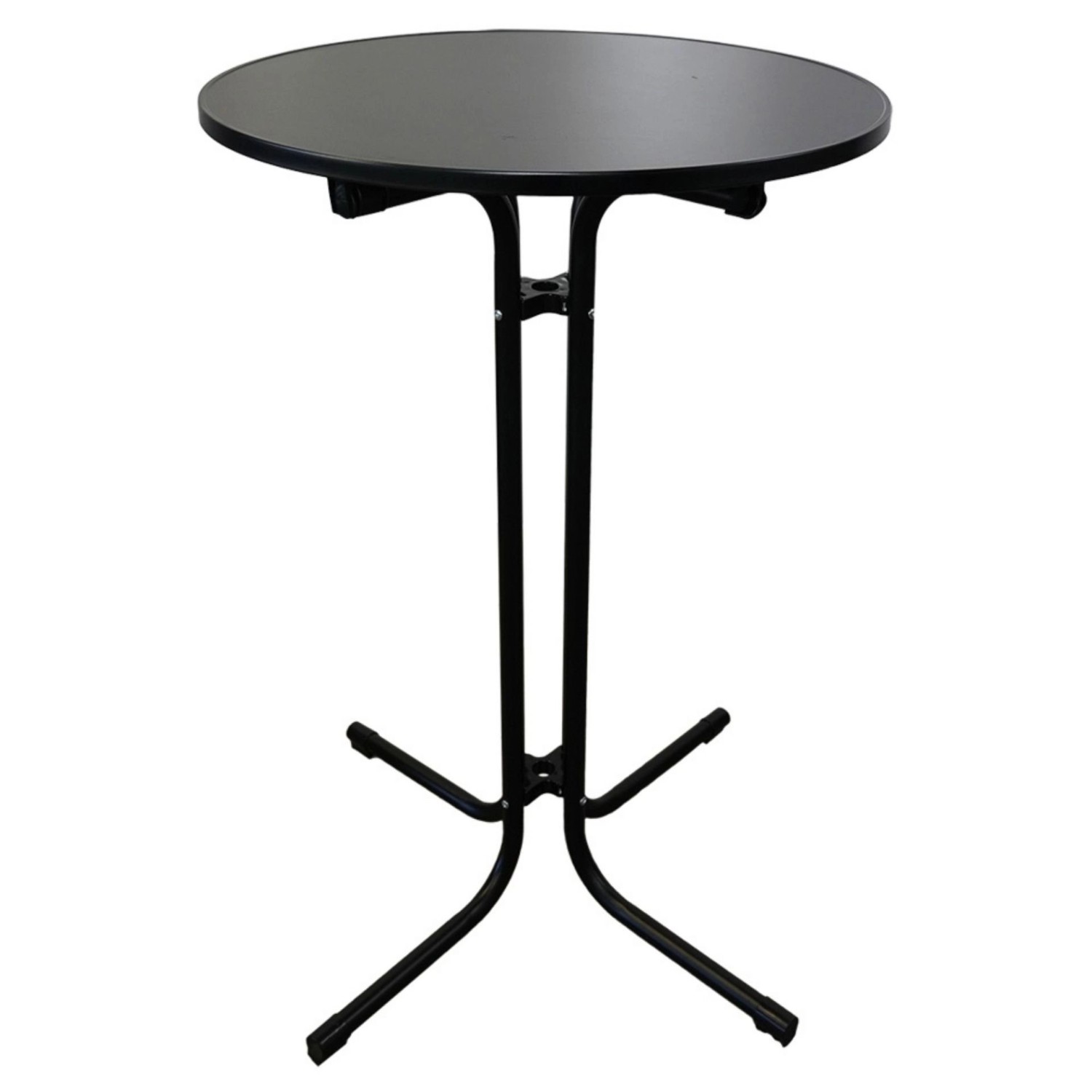 Chefgastro Stehtisch Mit Hussen Klappbar Rund Hxø 110X70Cm Bistrotisch Stah günstig online kaufen