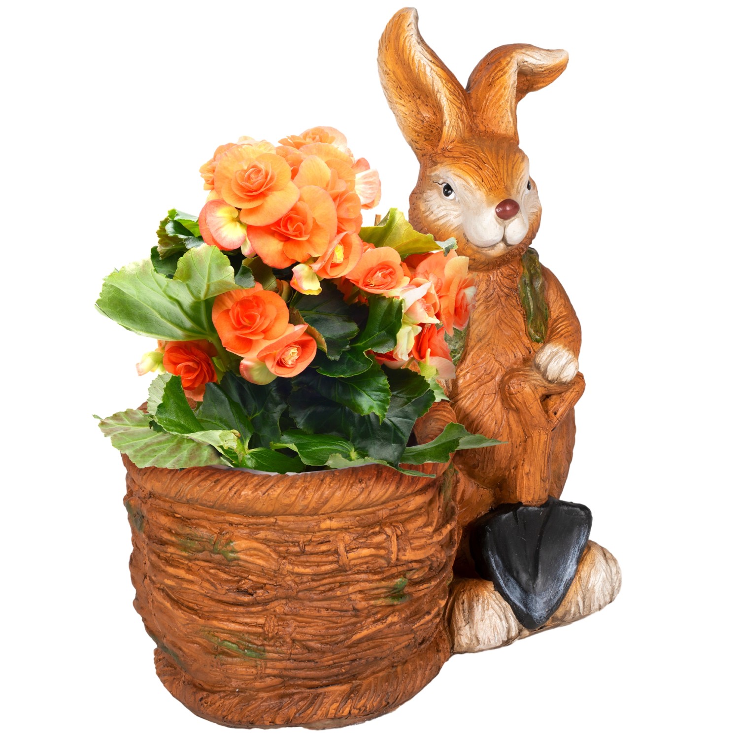 Outsunny Blumentopf Übertopf für Garten Wohnzimmer Braun günstig online kaufen