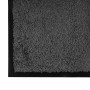 Anthrazitfarbene vidaXL Fußmatte aus Teddystoff, 120x80 cm, für den Innenbereich.