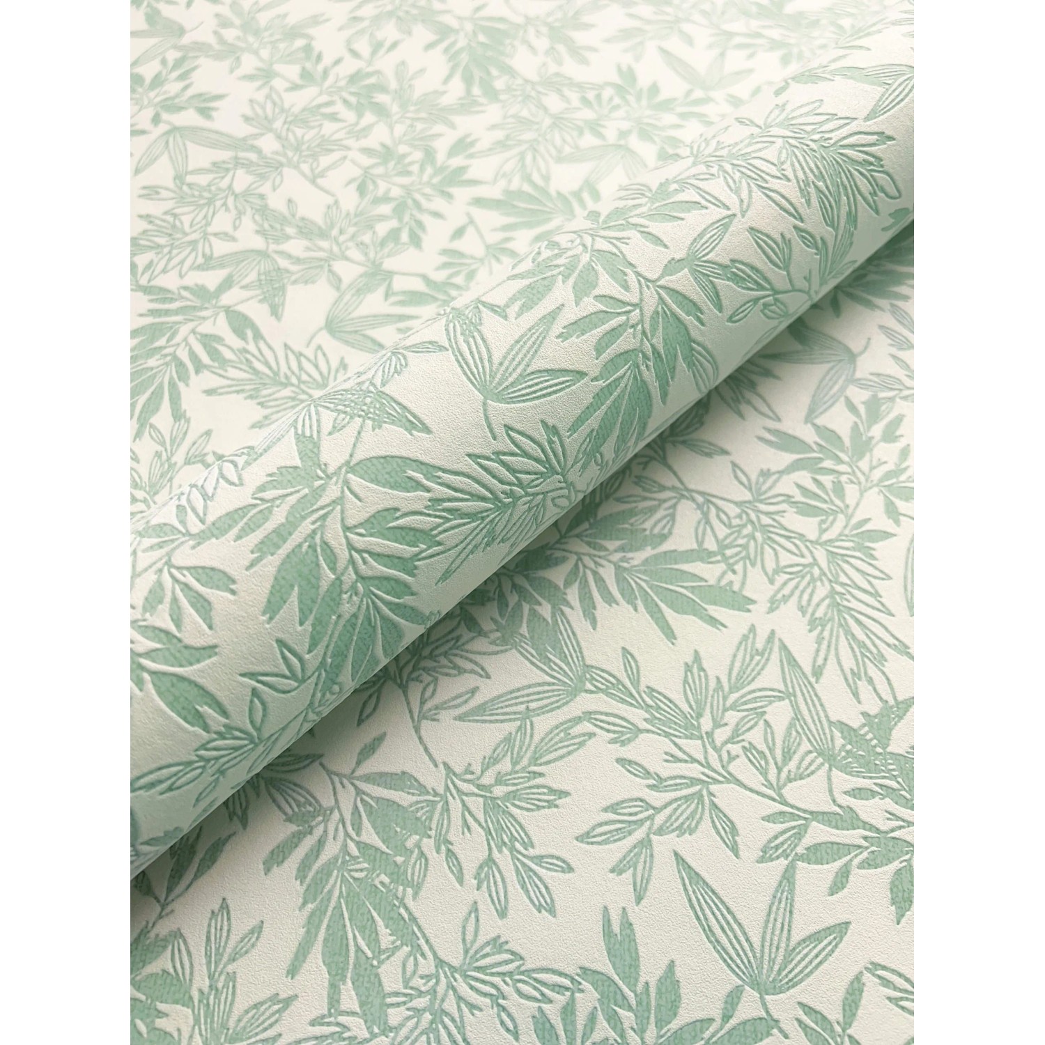 Newroom Vliestapete Lamia Green Blätter Floral FSC® günstig online kaufen
