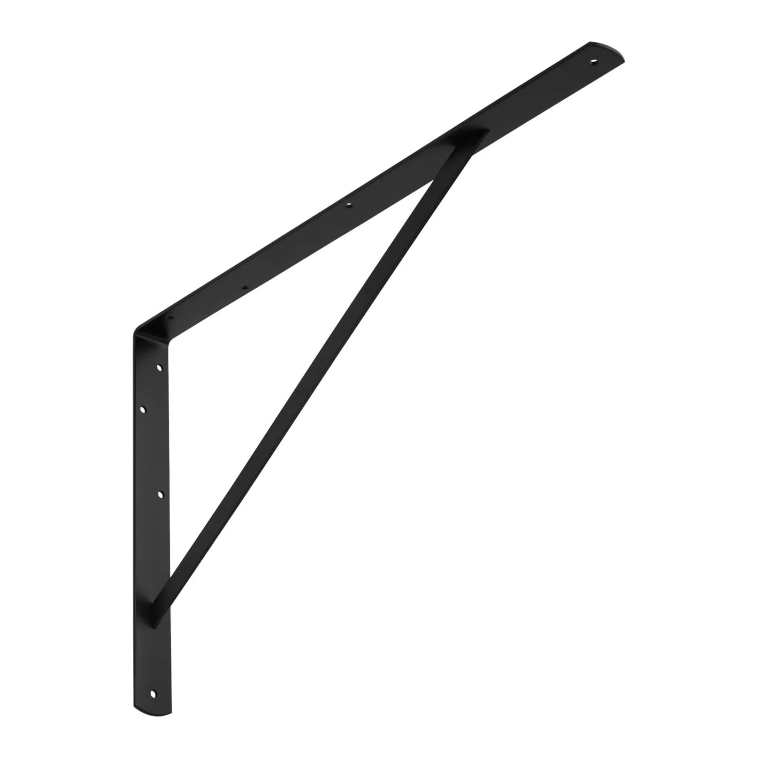 SOTECH Regalkonsole 600 x 375 x 40 mm 100 Kg Tragkraft Schwarz Pulverbeschichtet