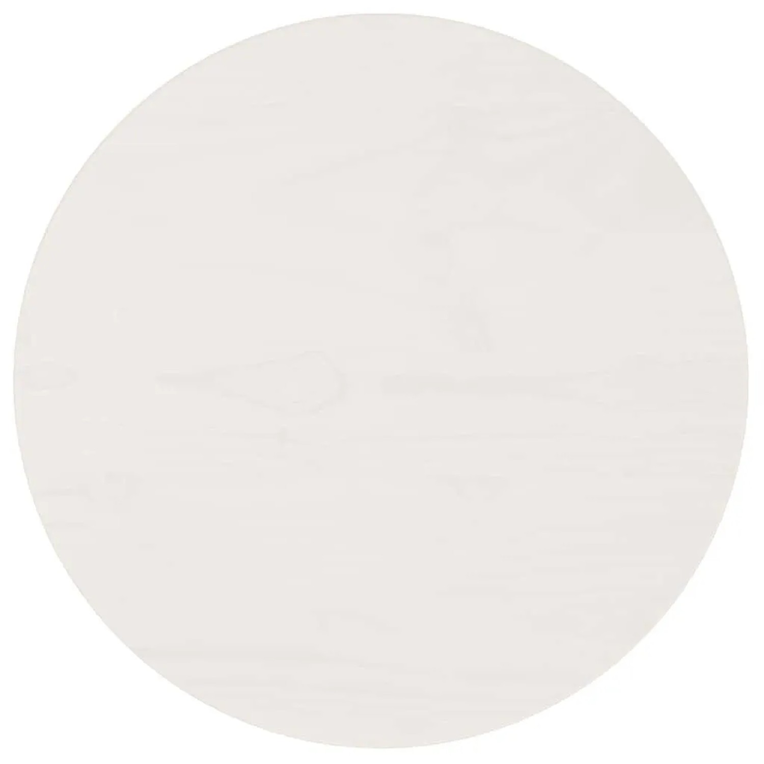 vidaXL Tischplatte Weiß Ø40x2,5 cm Massivholz Kiefer 813652