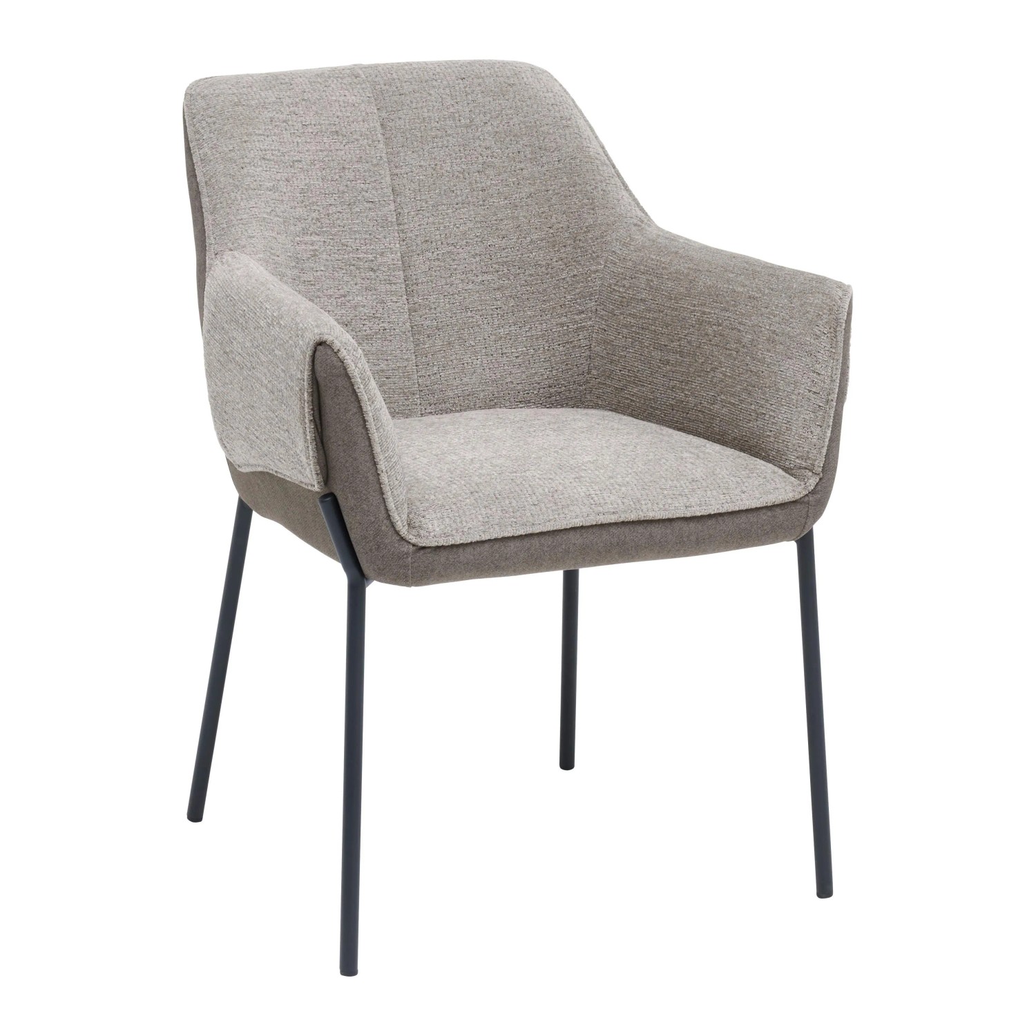 Premium Living Armlehnstuhl Chloe Braun/Dunkelbraun