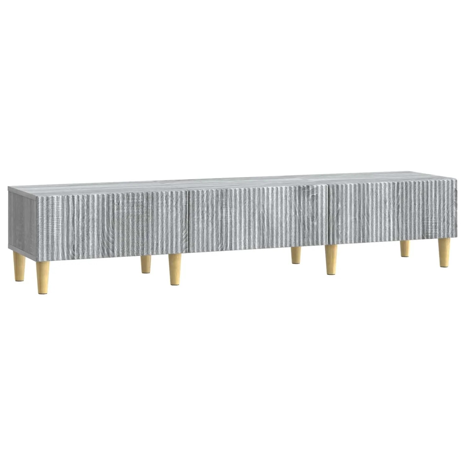 vidaXL TV-Schränk Graues Sonoma 147 x 34,5 x 30 cm Holzwerkstoff 894711