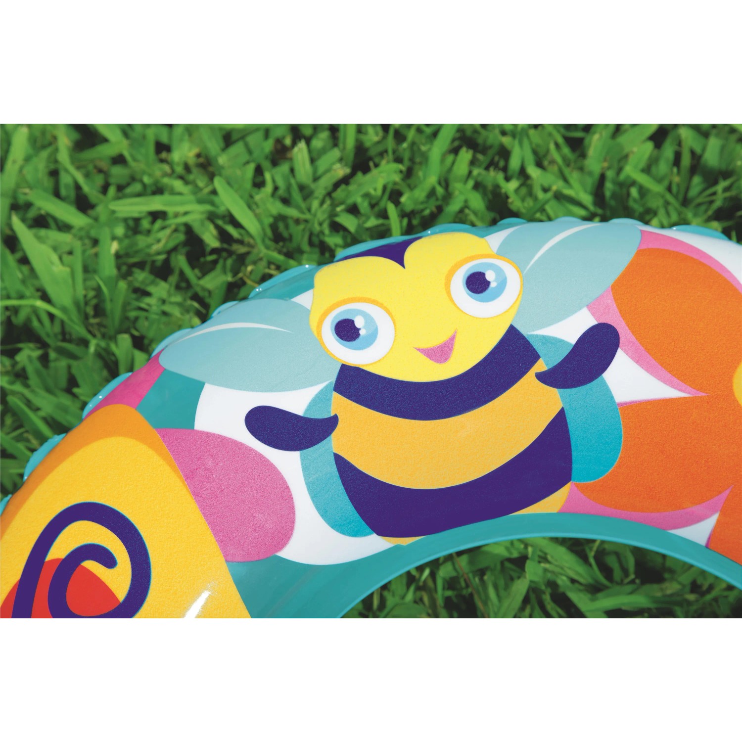 Bestway Schwimmring Aquarium Ø 48 cm mit bunten Motiven für Kinder von 3-6 Jahren.