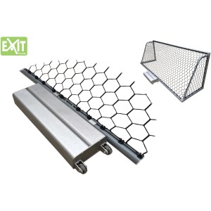 EXIT Scala Gegengewicht (25kg) für Fußballtor auf (Kunst)Rasen mit Tornetz und Rädern.