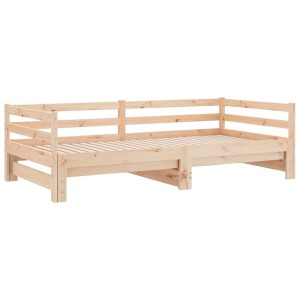 vidaXL Ausziehbares Tagesbett ohne Matratze 80x200 cm 814694