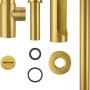 baliv Flaschensiphon DS-3460 Gold Matt für Waschbecken, Einzelteile