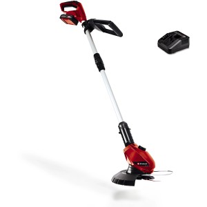 Einhell Akku-Rasentrimmer GE-CT 18 Li Kit mit Akku und Ladegerät.