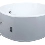 Aufblasbarer MCW Whirlpool N97 Ersatz-Pool, rund, Ø150cm, für 4 Personen, grau/weiß.