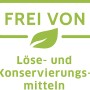 Symbol: Alpinaweiß Wandfarbe frei von Löse- und Konservierungsmitteln.