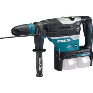 Makita 18V Akku-Kombihammer DHR400ZKU Solo im Koffer, ein Bohrhammer für kraftvolle Arbeiten.