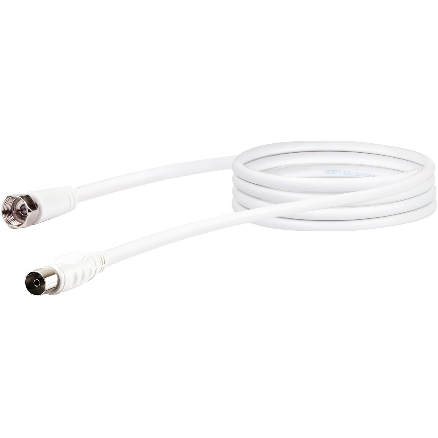 Schwaiger SAT-Anschlusskabel 75 dB 1,5 m F-Stecker/IEC-Buchse
