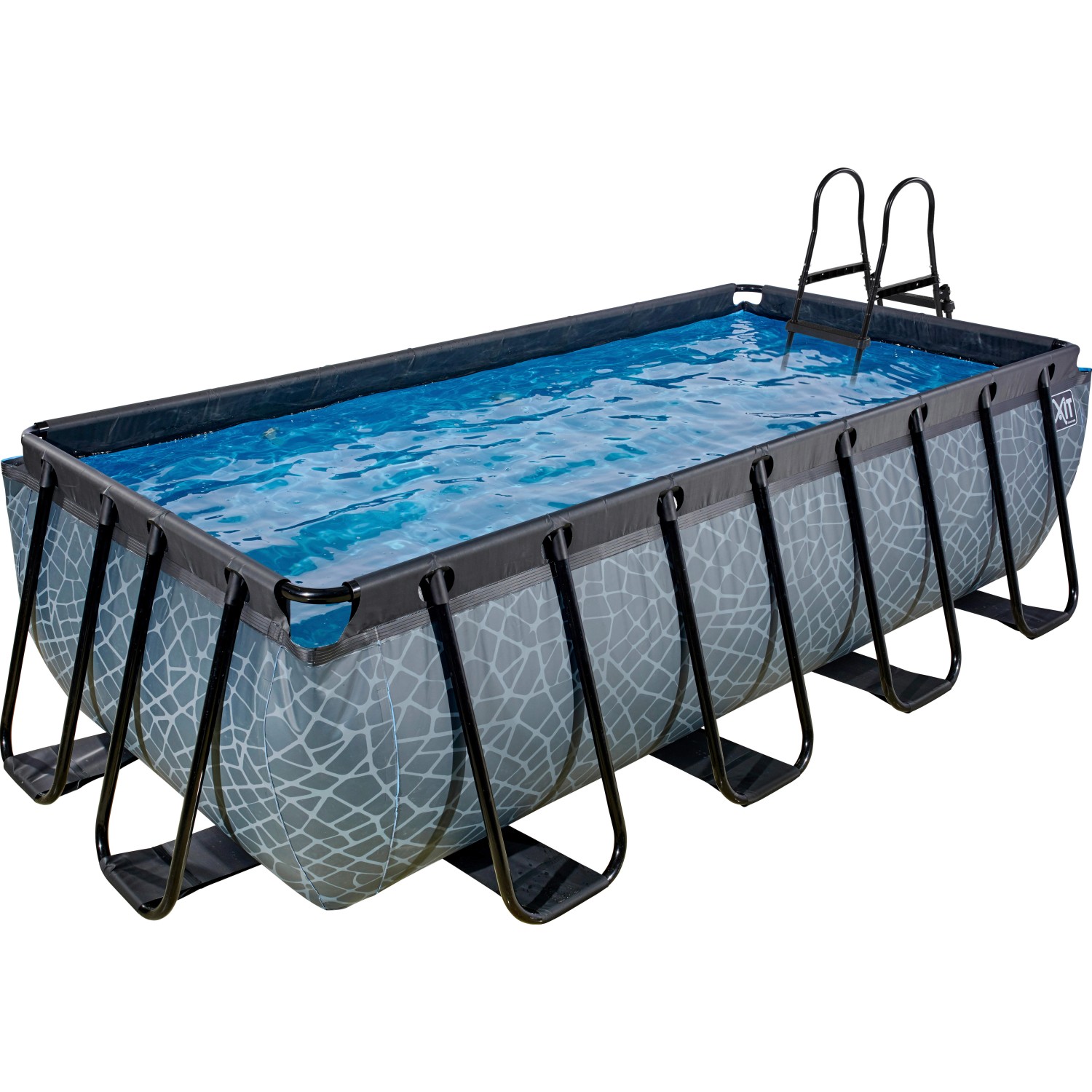 EXIT Framepool, (Set, 3 tlg.), BxLxH: 200x400x100 cm, mit Sandfilterpumpe u günstig online kaufen