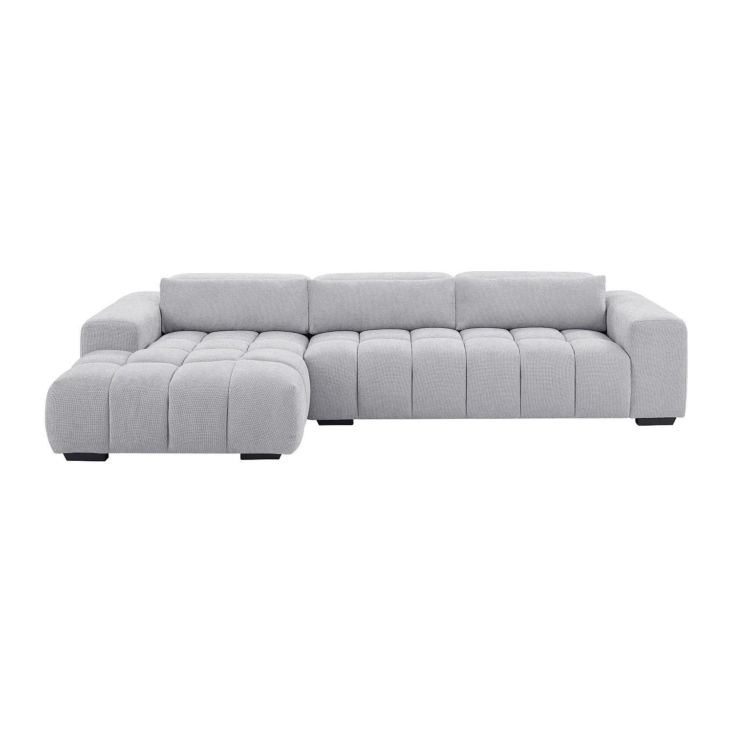 Vente-unique Sofa Ohne Schlafmöglichkeit Loponza Grau 312 cm