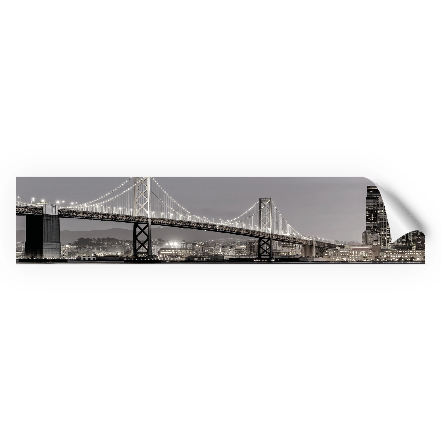Myspotti Küchenrückwandfolie San Francisco Selbstklebend 280 cm x 60 cm