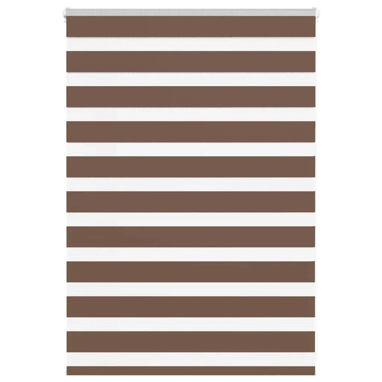 vidaXL Doppelrollo Braun 100x100 cm Stoffbreite 95,9 cm Polyester 4014313 günstig online kaufen