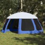 vidaXL Poolzelt mit Abnehmbarem Überzelt Netzwänden Azurblau 510x510cm 4100634_2