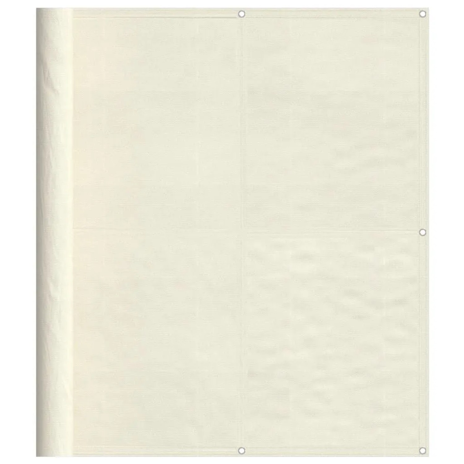 vidaXL Balkon-Sichtschutz Creme 120x800 cm 100 % Polyester-Oxford 4000208 günstig online kaufen