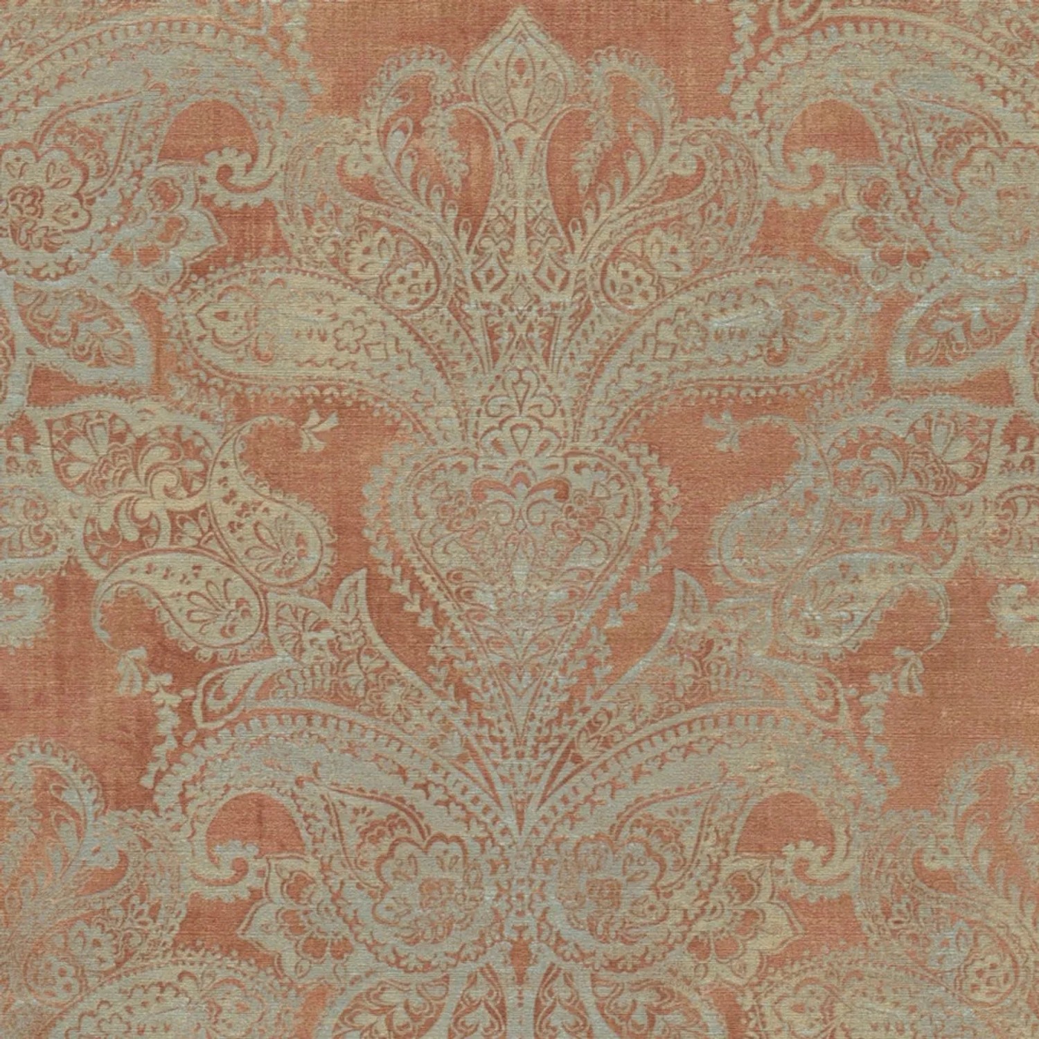 Tadessi Tapete Ornament M1-No.4360 Vliestapete in Türkis