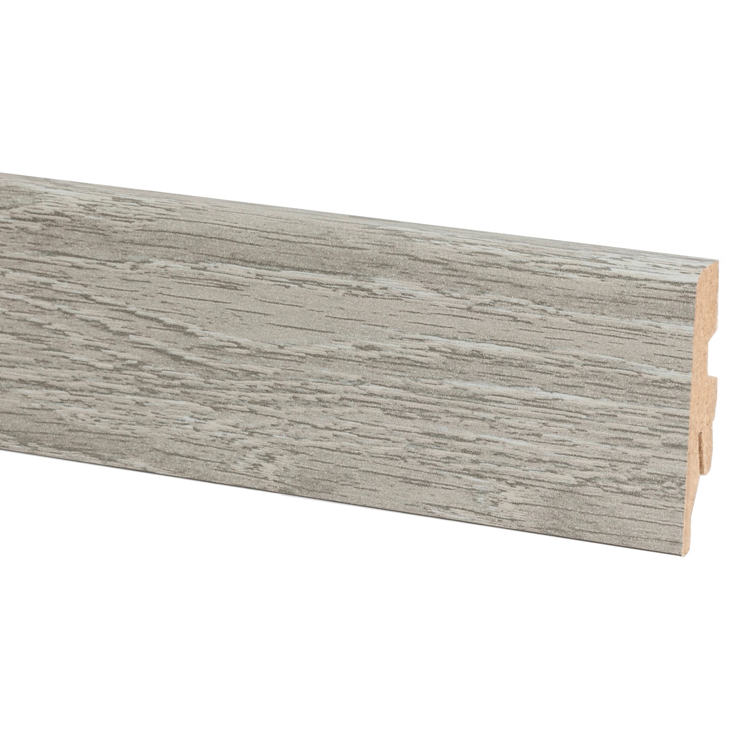 Sockelleiste Eiche 60 mm x 20 mm Länge 2600 mm