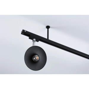 Paulmann Urail Schienenabhängung, 23mm, schwarz matt. Zubehör für flexible Schienensysteme.