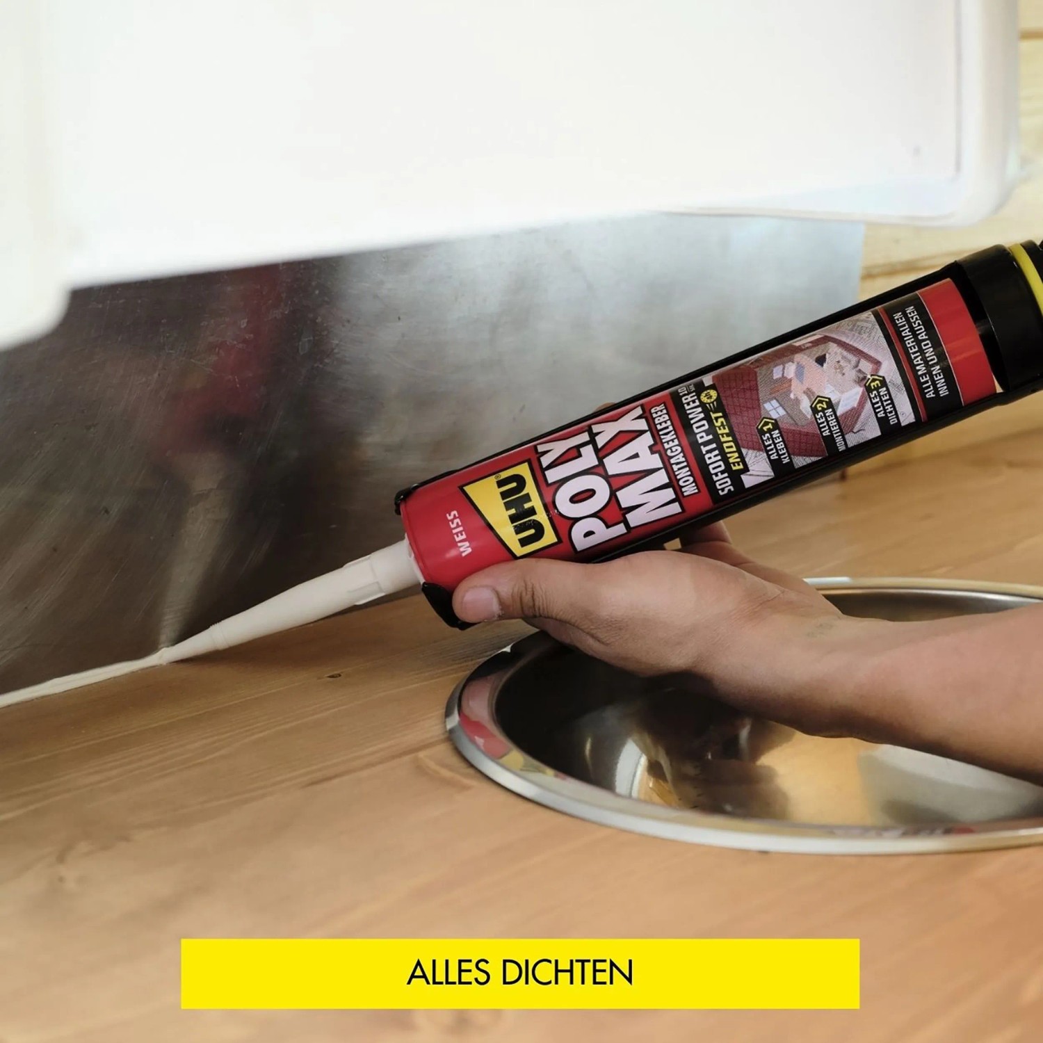 Uhu Poly Max Montagekleber Power Weiß 425 g_3