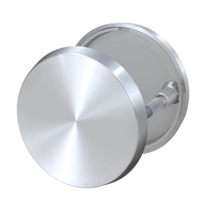 Basi Blind Rosettenpaar ZBR 3110, Edelstahl, für Innentüren ohne Schlüsselloch.