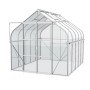Vitavia Gewächshaus Diana 8300 aus Aluminium, 8,3 m², mit Doppeltür und Sicherheitsglas.