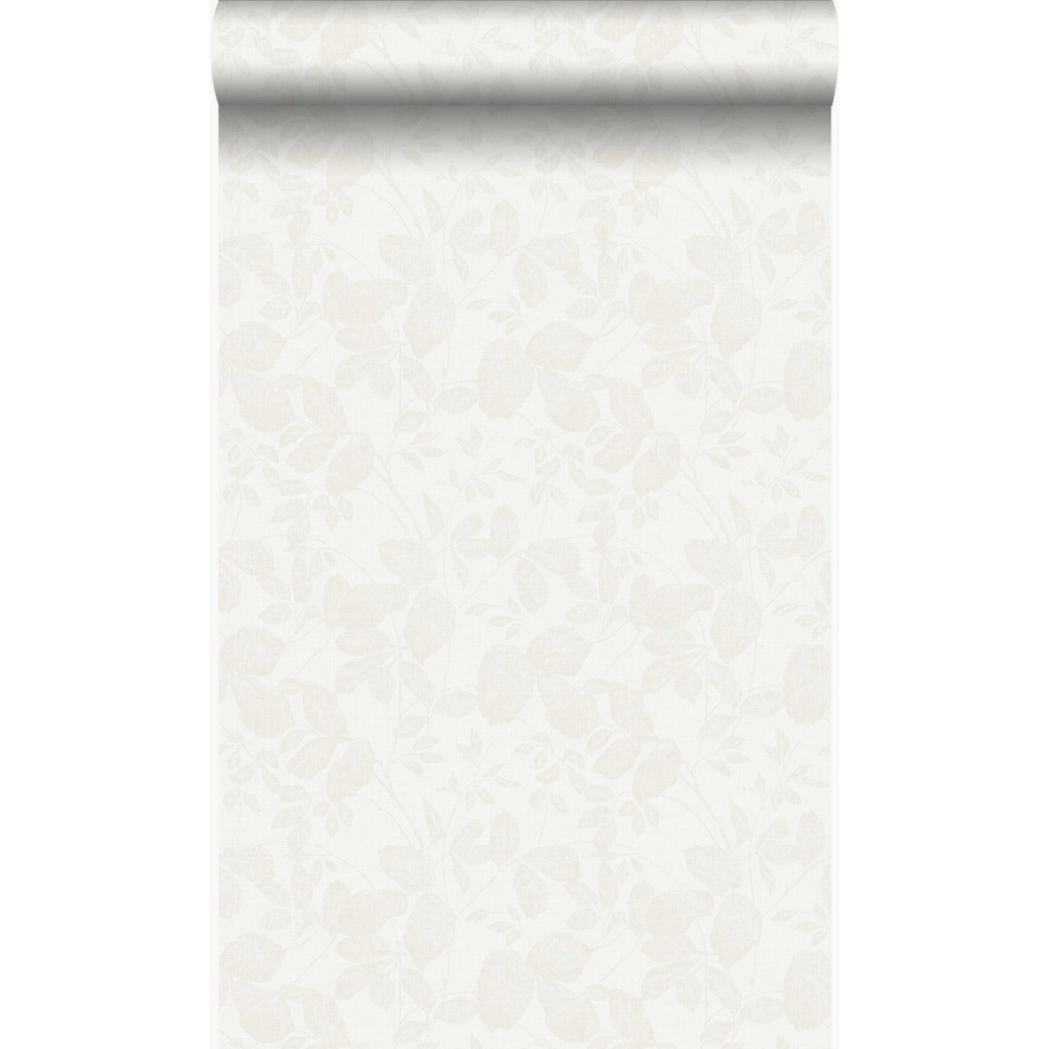 Origin Wallcoverings Tapete Blätter Weiß 53 cm x 10,05 m 346541 günstig online kaufen