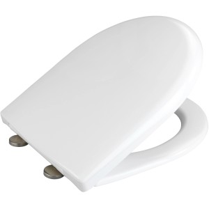 Wenko WC-Sitz Exclusive, passend für Geberit Renova 1, aus Duroplast in Weiß.