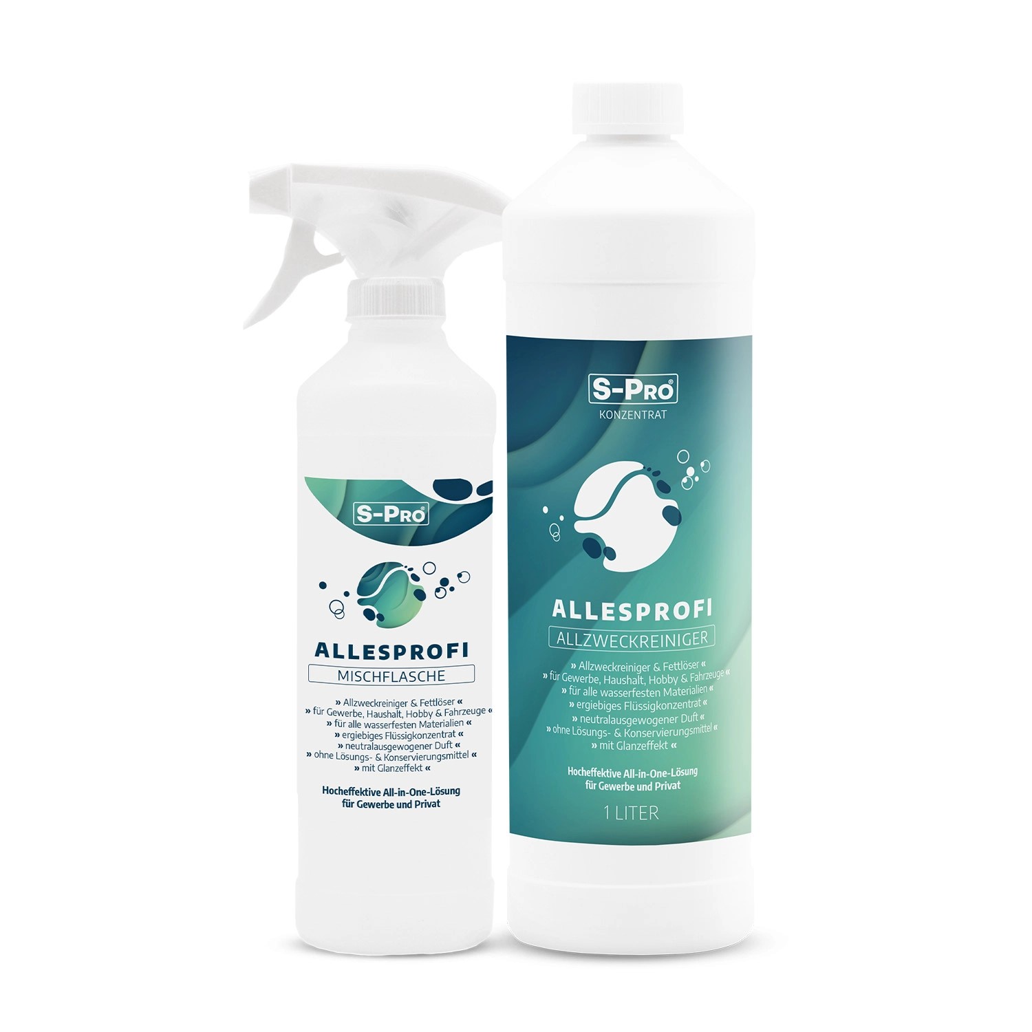 S-Pro AllesProfi Allzweckreiniger-Konzentrat aus Nachwachsenden Rohstoffen mit Neutral-Ausgewogenem Duft in 1L Flasche m...