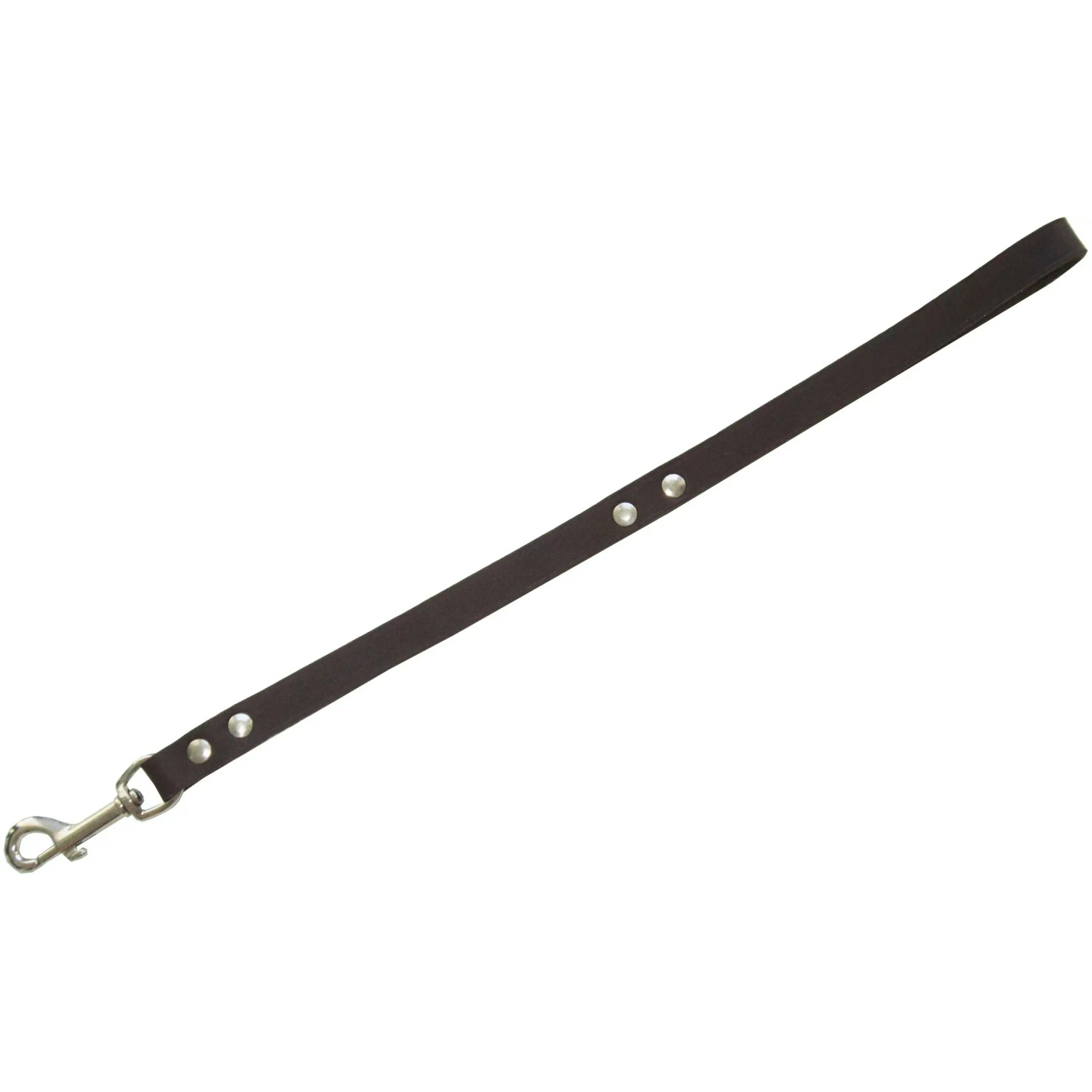 Heim Hundeleine Softleder Breite 18 mm Länge 50 cm Braun
