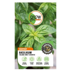 Packung Basilikumsamen Italiano Classico Sweet Genovese von GROW by OBI.