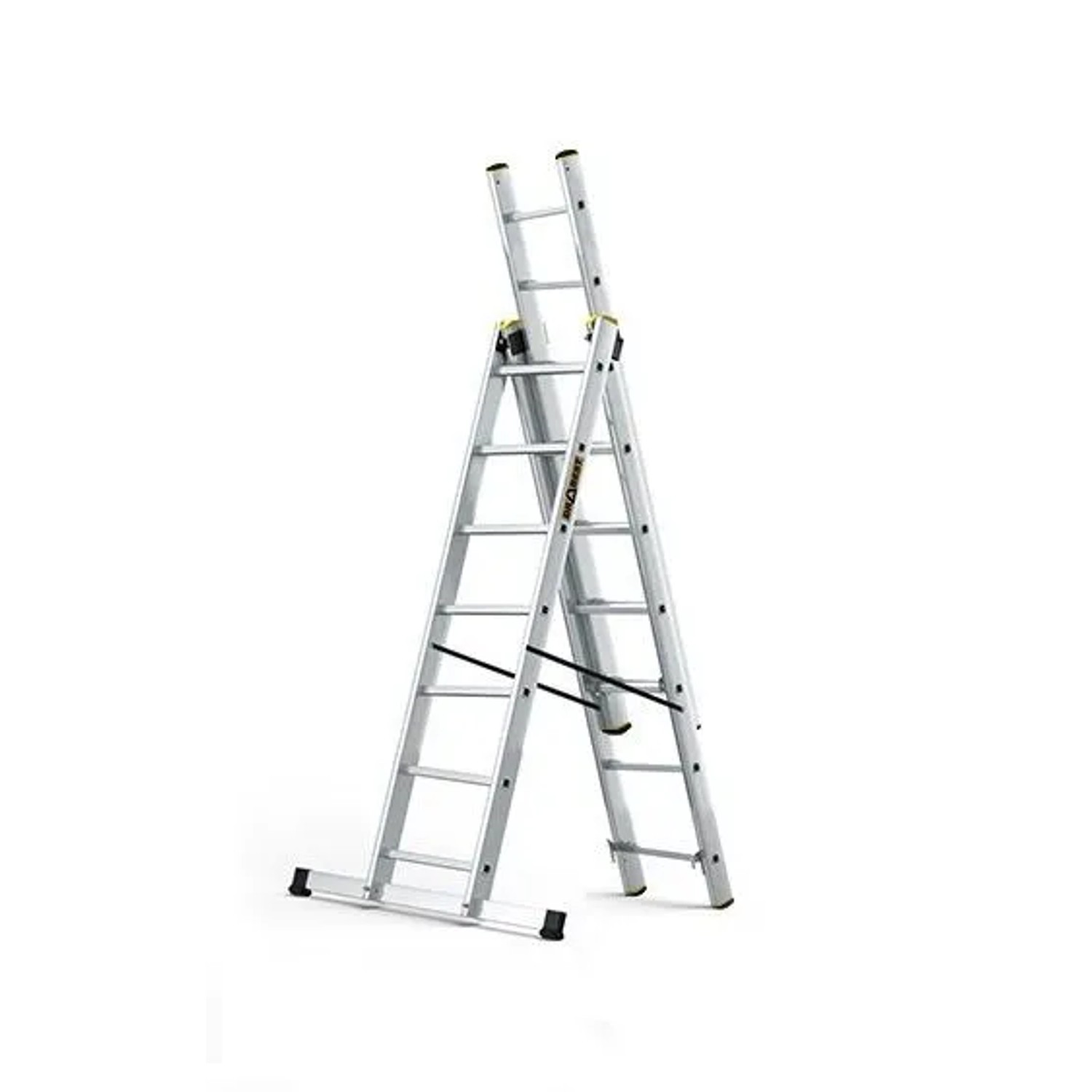 DRABEST Aluminium Multifunktionsleiter PRO 3x7 Tragfähigkeit 150 kg
