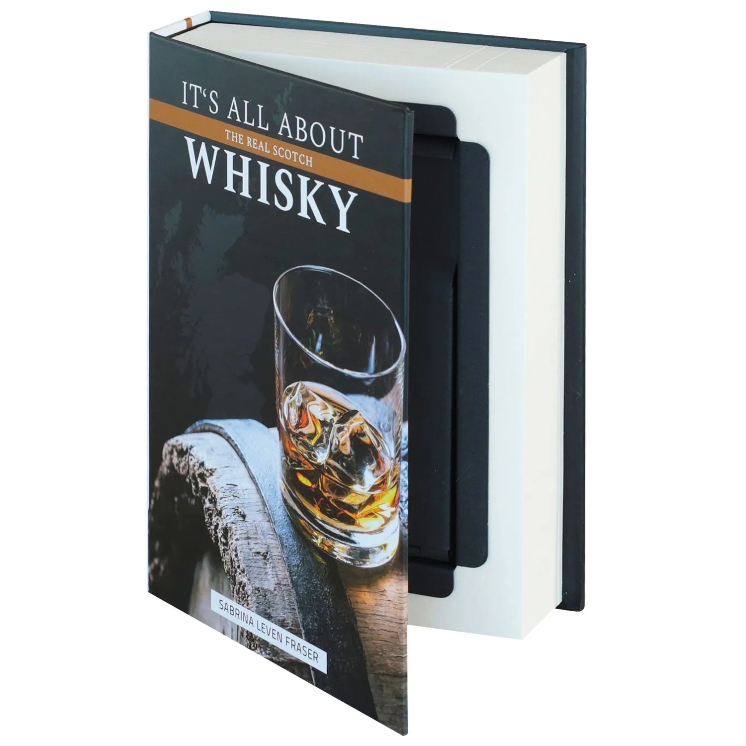 HMF 80701 Buchtresor Geldkassette  19 x 13 x 4 cm Whisky günstig online kaufen