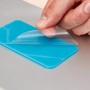 fischer Vakuum Klebepads, 2er-Pack: Selbsthaftende Pads (55x92mm) zur Befestigung auf glatten Flächen.