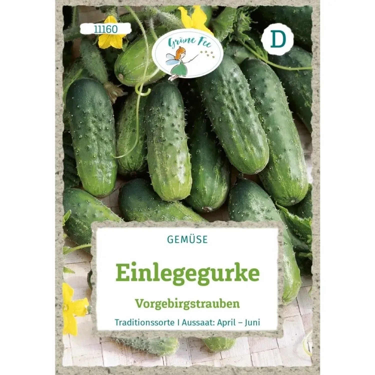 Grüne Fee Einlegegurke Vorgebirgstrauben Saatgut