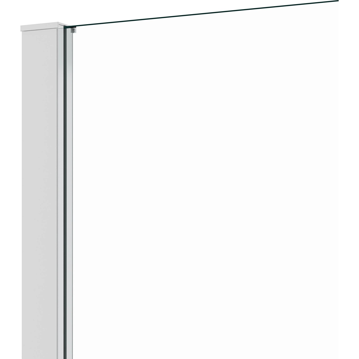 Baliv Seitenwand DUK-90.30W, 90x190 cm, Chrom, für Duschkabine.