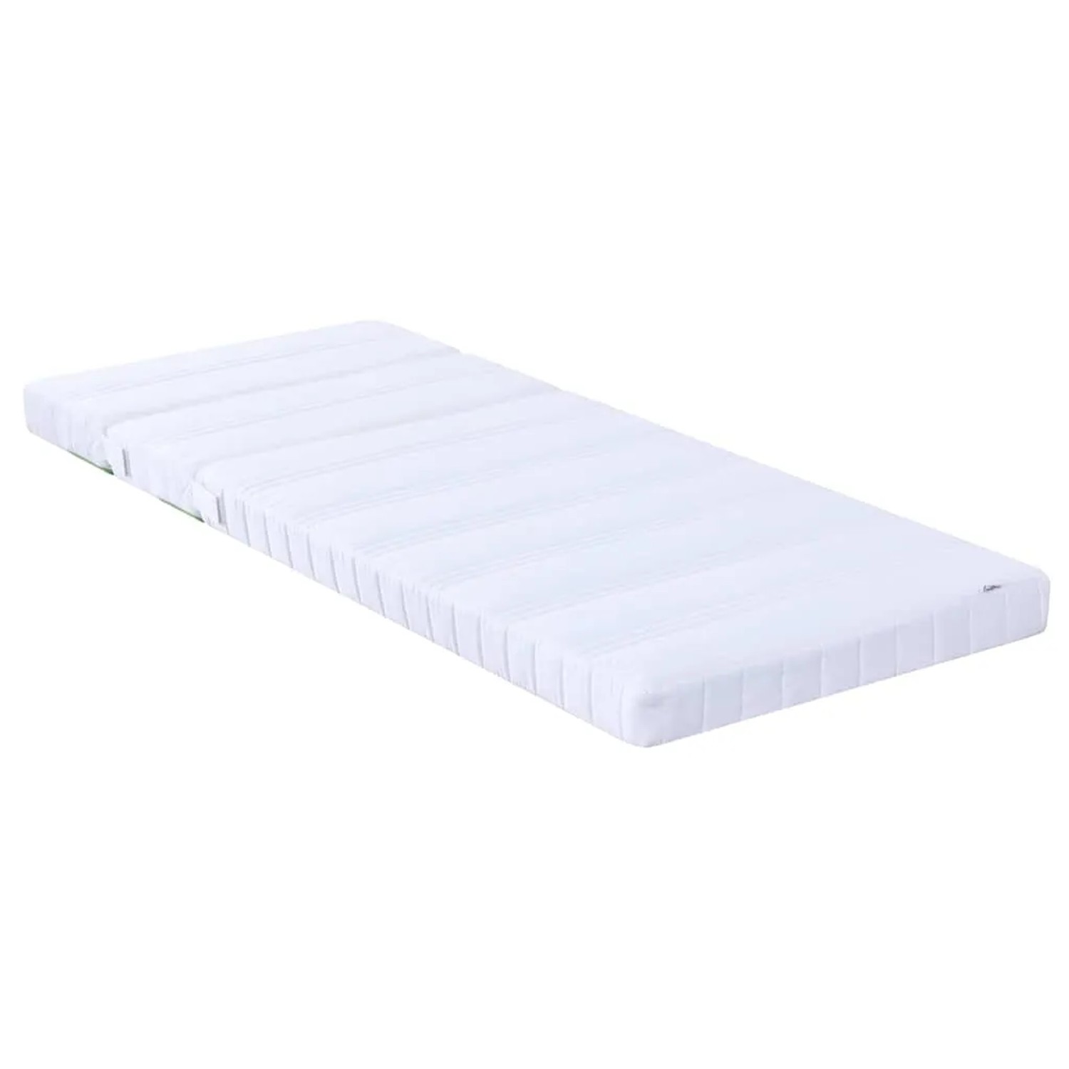 vidaXL Schaumstoffmatratze Weiß 80 x 200 cm Stoff 42015998