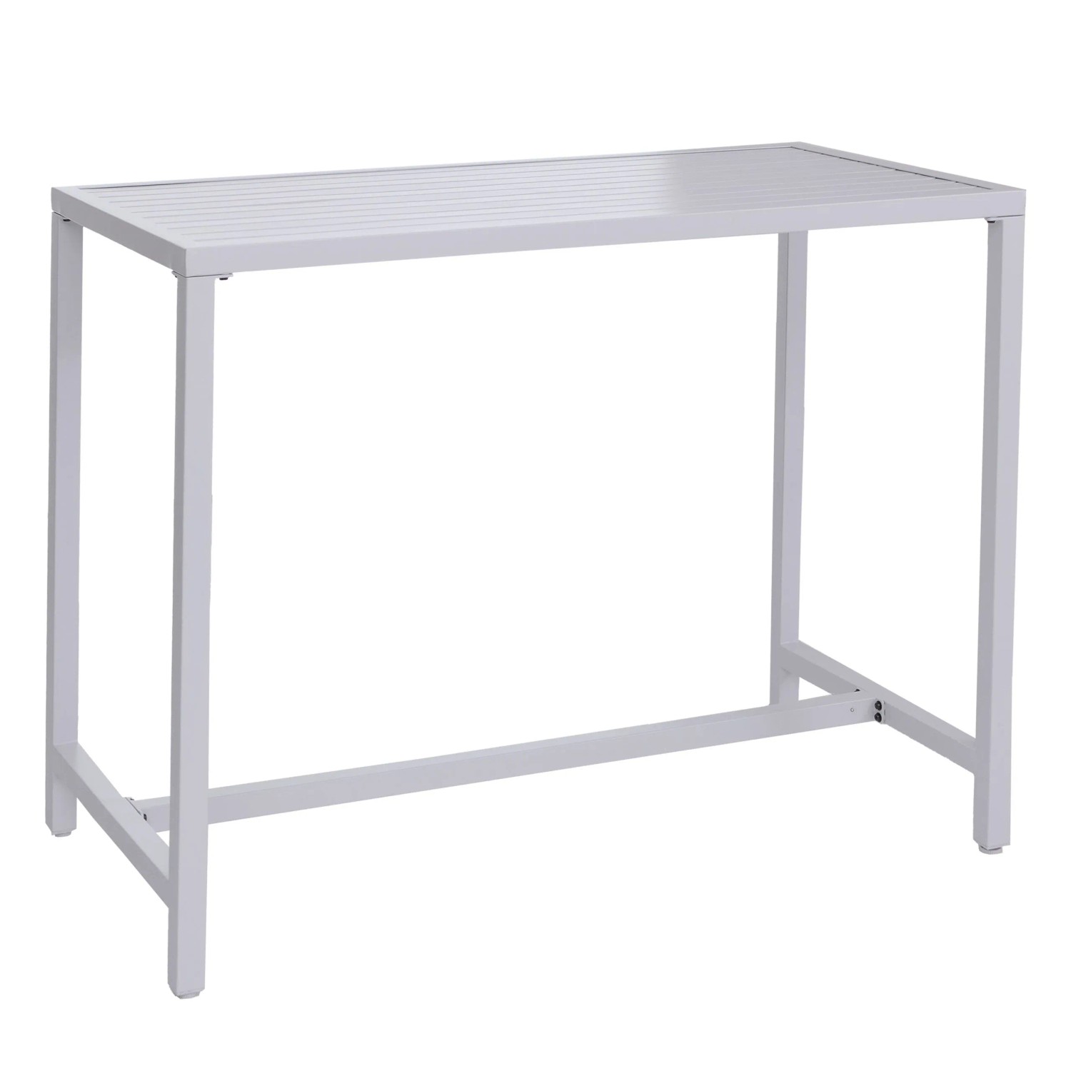 MCW Stehtisch P91 Metall 105x130x65cm Hellgrau