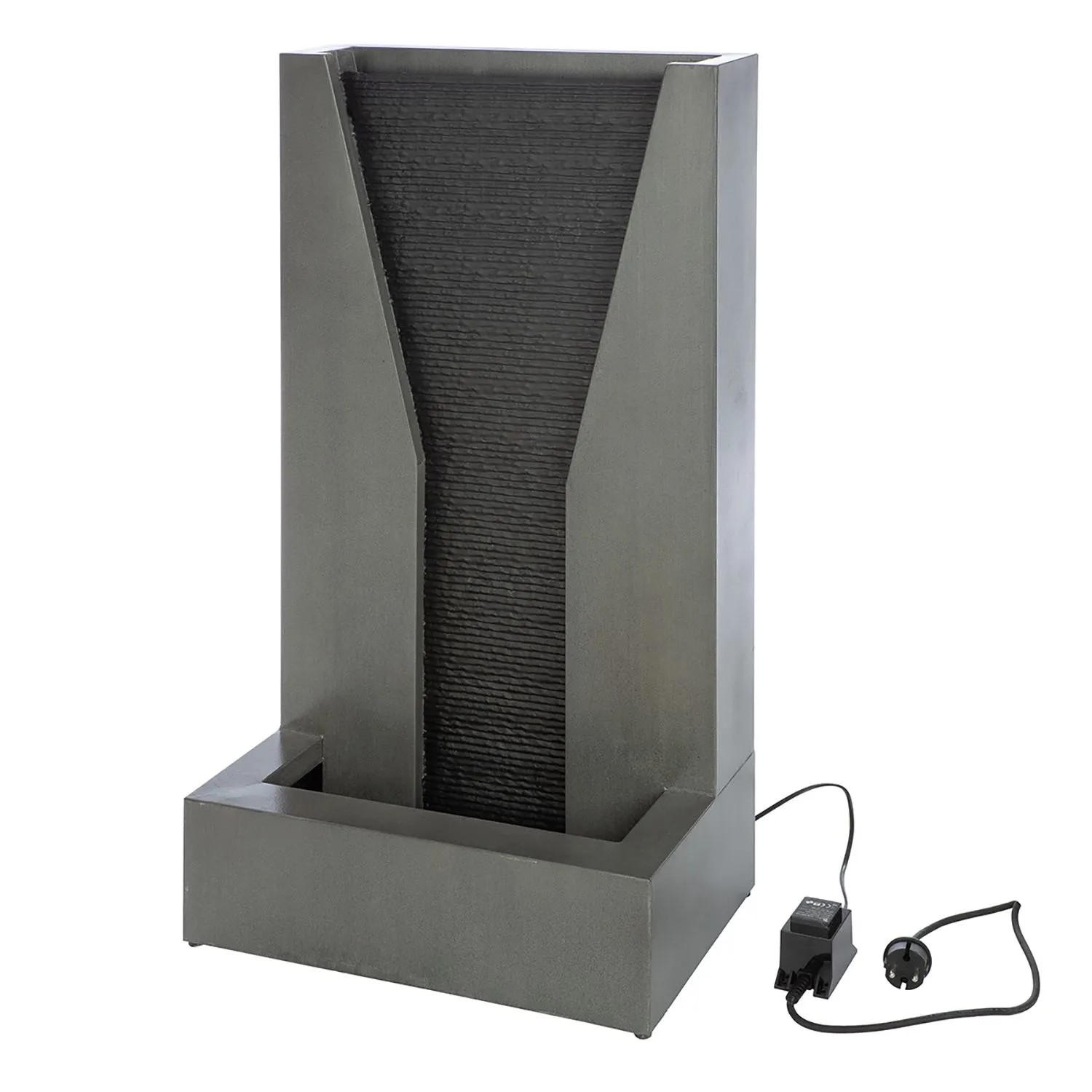 Gilde Brunnen Cascata Grau 92 cm x 46 cm