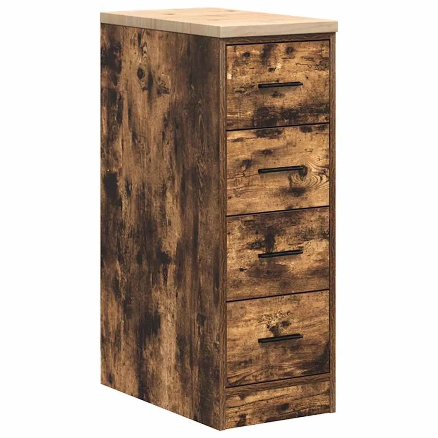 vidaXL Garagen-Aufbewahrungsschrank Räuchereiche Massivholz Kiefer 860584