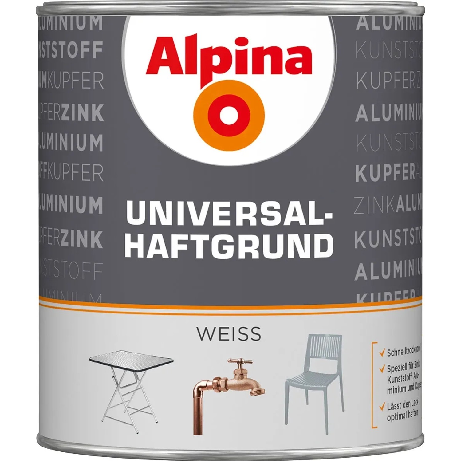 Alpina Universal-Haftgrund Weiß 2 Liter