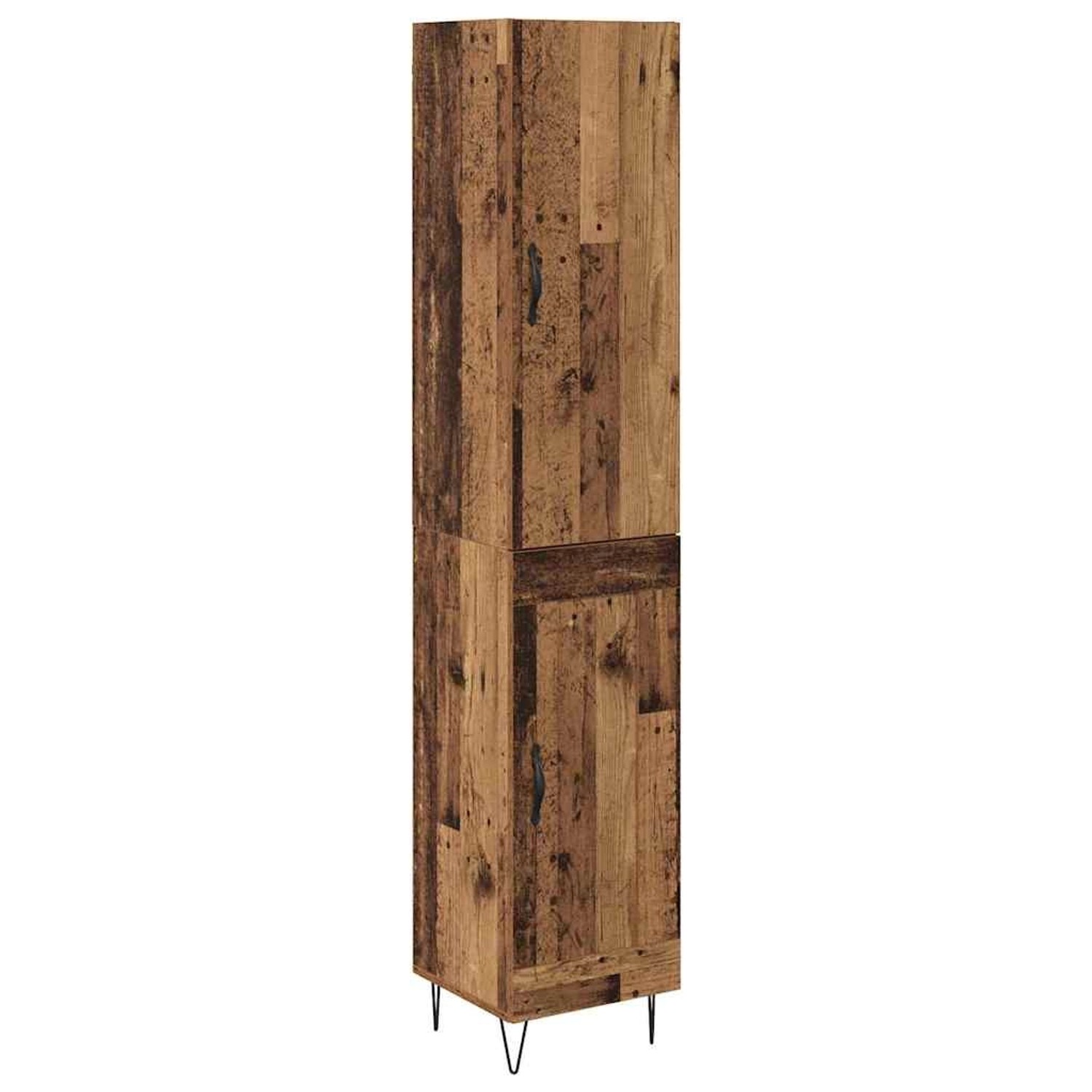 vidaXL Highboard Altholz 69,5 x 34 x 180 cm Holzwerkstoff 3402721 günstig online kaufen