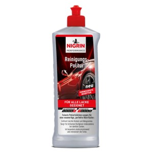 Nigrin Reinigungs-Politur Performance 500ml für Autolacke, entfernt Kratzer und sorgt für Glanz.
